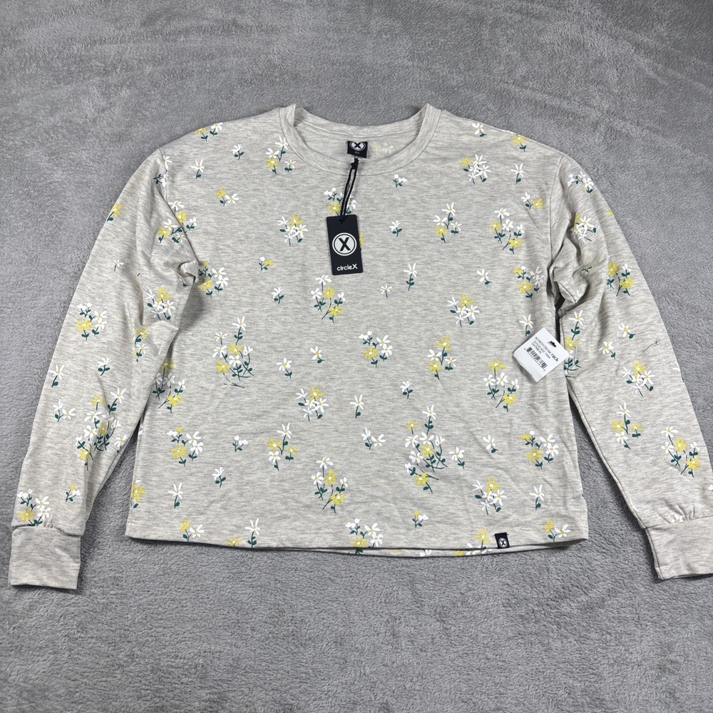 Circle x Shirt Women's Long Sleeve‎ Floral Shirt Size XS New